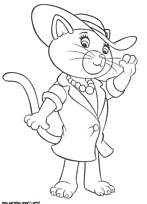 coloriage l amie de oui oui mademoiselle chatounette